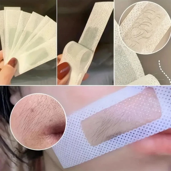 Épilation douce des lèvres et zones sensibles avec ces bandes