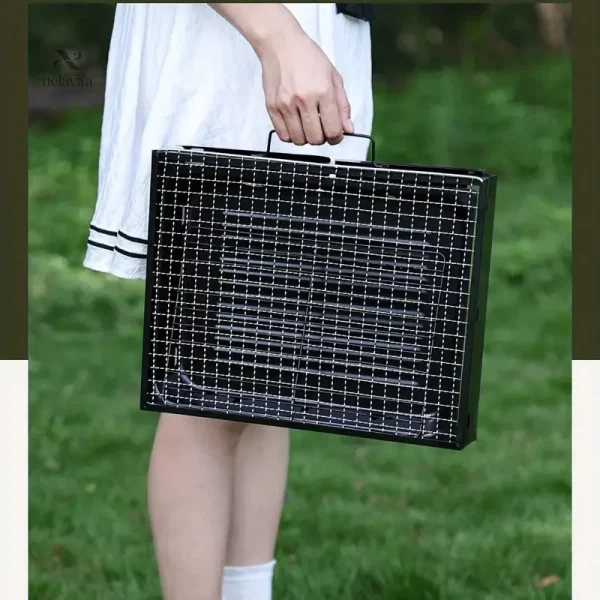 Barbecue pliable compact pour cuisine extérieure