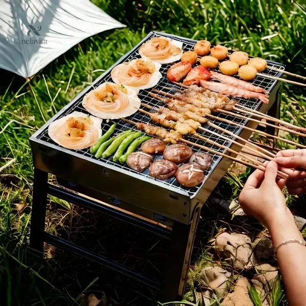 Barbecue léger et facile à transporter en camping