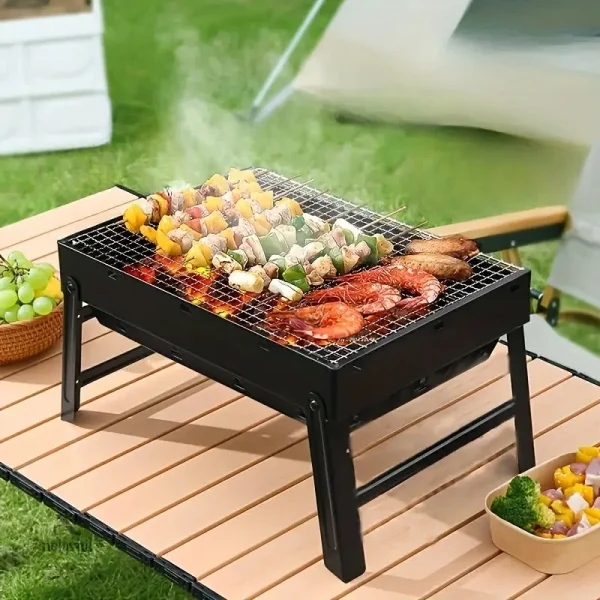 Grill portable pour soirées barbecue en nature