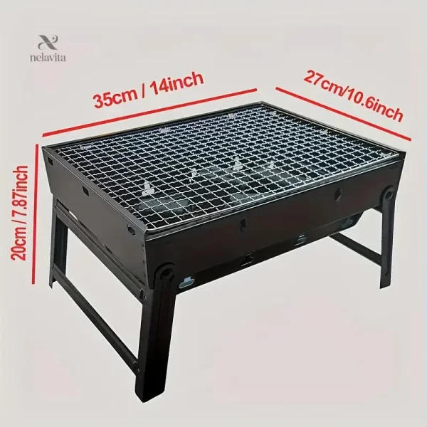 Barbecue pliable facile à transporter en voyage