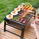 Grille en acier inoxydable pour repas en plein air