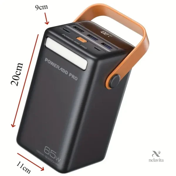 Chargeur externe 50000mAh avec affichage LED