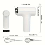 Batteur rechargeable pour mélanger crème et desserts