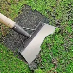 Binette large en acier inoxydable pour jardinage