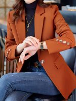 Blazer Élégant pour femmes avec boutons et manches longues