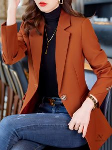 Veste élégante en coupe ajustée, idéale pour le bureau
