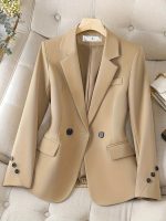 Blazer Femme Élégant Double-Boutonnage