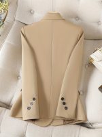 Blazer Chic Femme à Double Boutonnage