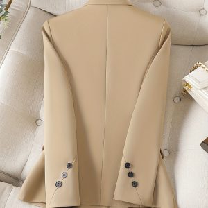 Blazer Chic Femme à Double Boutonnage