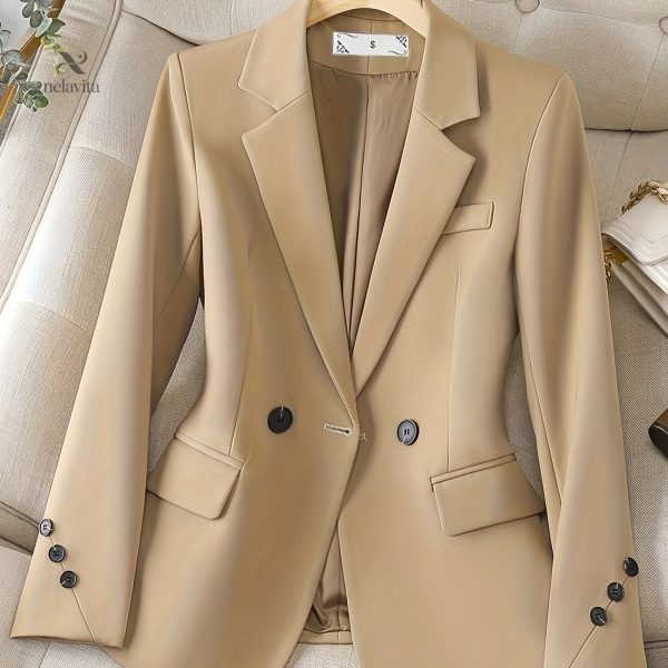 Blazer Élégant Femme, Parfait pour Sorties