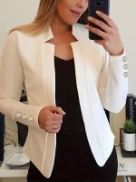 Blazer Ouvert Casual Élégant pour femmes