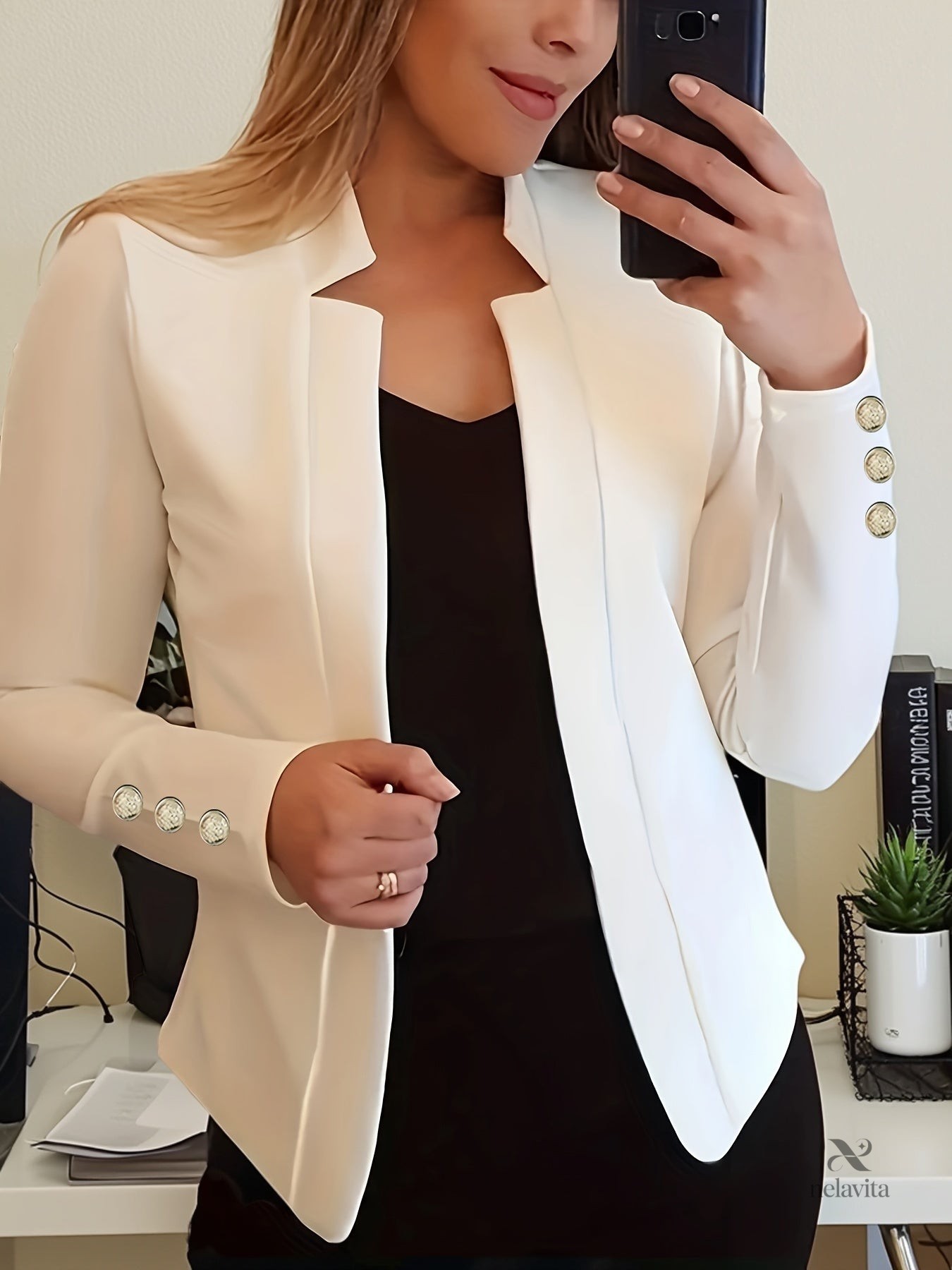 Blazer Ouvert Casual Élégant