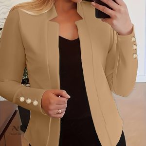Veste ouverte élégante pour un look décontracté