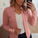 Veste blazer ouverte pour un style chic