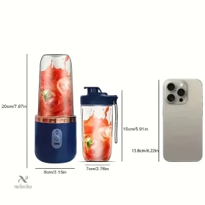 Mixeur compact rechargeable pour fruits et jus