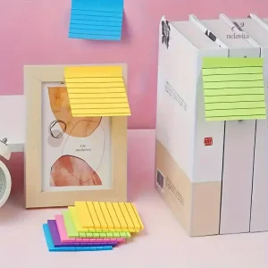 Notes lignées colorées pour une meilleure organisation quotidienne