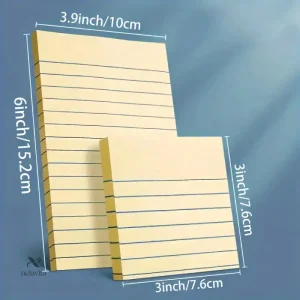 Papeterie pratique avec blocs de notes autocollants variés