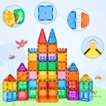 Blocs magnétiques colorés pour développer l'imagination des enfants