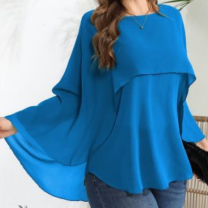 Blouse Élégante Grande Taille Femme