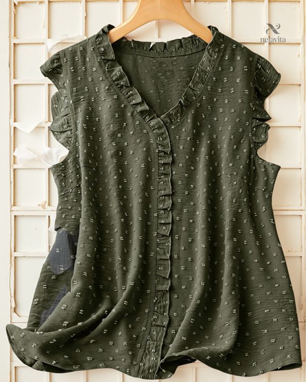 blouse-femme-grande-taille-boutonnee-manches-courtes-1