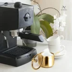 Bocal doseur doré en inox pour café, sucre et épices