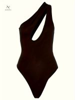 Body uni élégant, idéal pour un look chic et décontracté