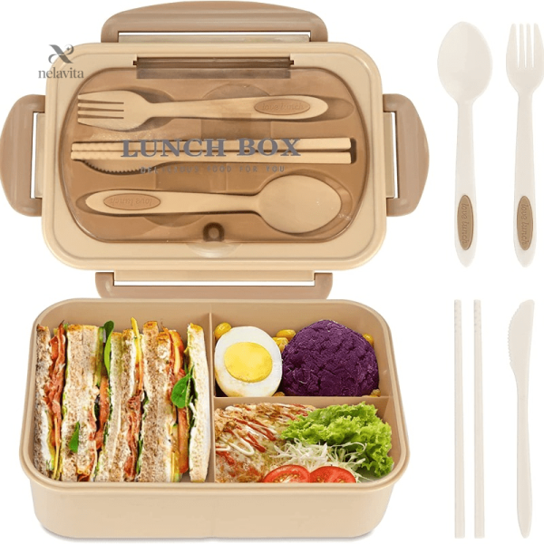 Boîte étanche idéale pour la cuisine, couverts inclus