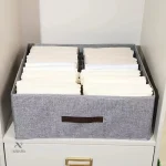 Organisateur en tissu avec compartiments pour un rangement facile