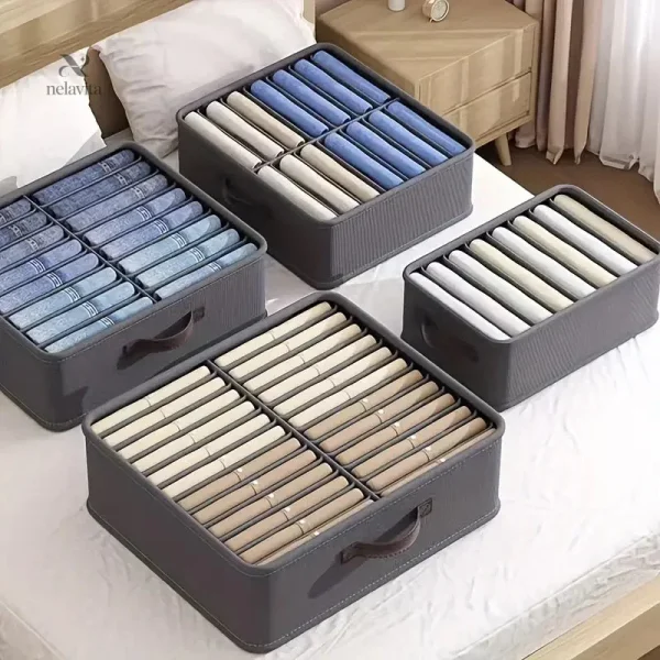 Boîte de rangement pliable pour optimiser l'espace dans votre maison