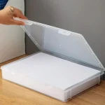 Boîte de rangement pour documents avec couvercle