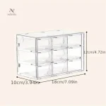 Tiroirs transparents pour un rangement facile des accessoires