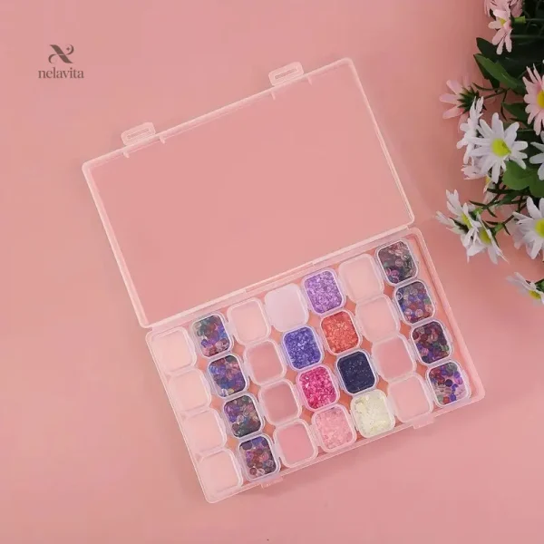 Accessoire de rangement en plastique pour bijoux créatifs