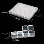Solutions de rangement transparentes pour petits objets décoratifs