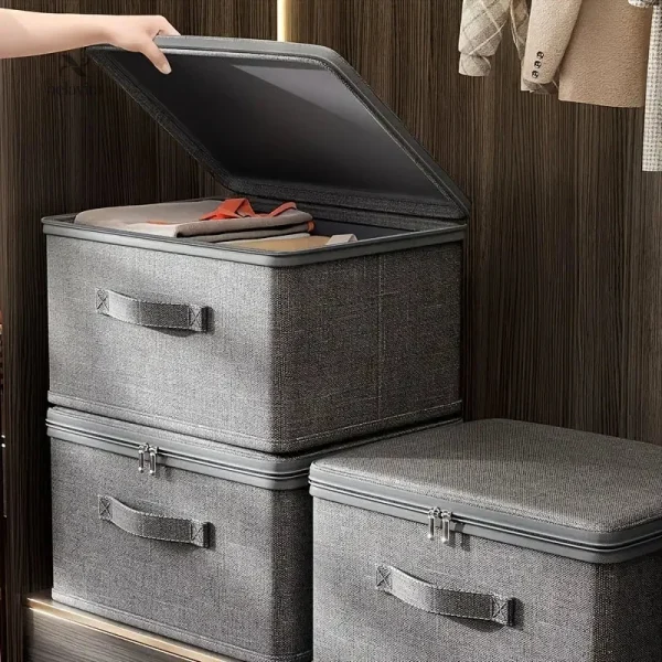 Boîtes de rangement pliables en tissu pour bébé