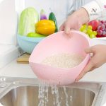 Bol avec passoire pour une cuisson optimale du riz