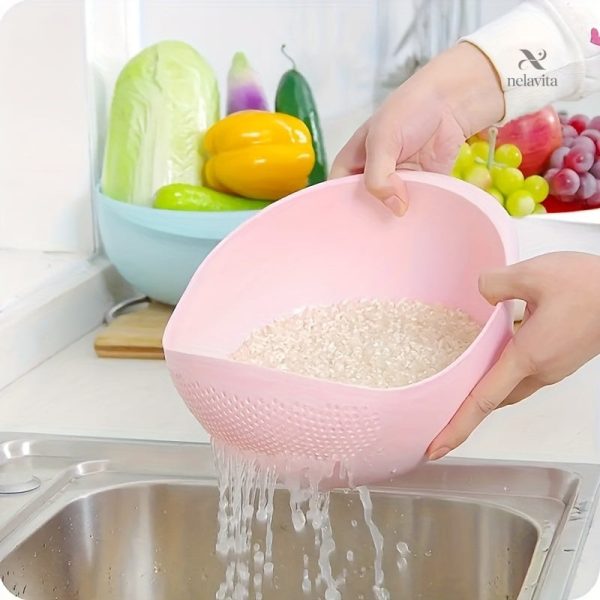 Bol avec passoire pour une cuisson optimale du riz