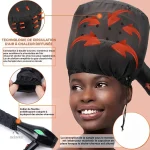 Bonnet chauffant pour des cheveux bouclés ou lisses
