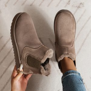 Bottes d'hiver femme à semelle épaisse - Mode et Confort