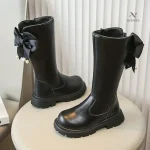 Chaussures d'hiver élégantes pour fille avec nœud