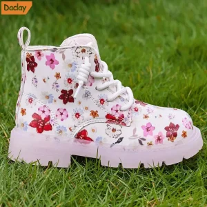 Chaussures confortables garçon avec motif floral