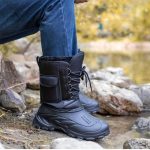 Bottes Hautes pour Hommes de Haute Qualité d'Hiver
