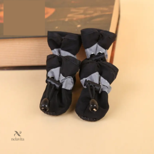 Bottines Imperméables Antidérapantes pour Chien – Chaussures de Protection Hiver avec Motif Singe – Accessoires Mignons et Pratiques pour Animaux