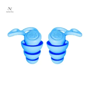 Bouchons d’Oreilles Réutilisables en Silicone – Anti-Bruit, Confort Nocturne et Protection Auditive