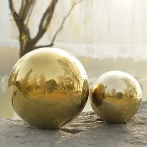 Accessoire de jardin en acier inoxydable, design contemporain