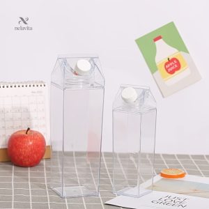 Contenant Carré Transparent pour Boissons