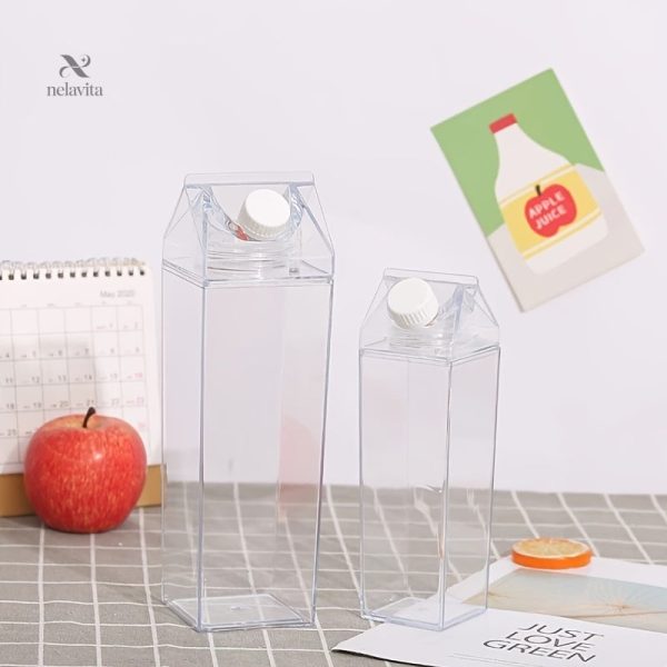 Contenant Carré Transparent pour Boissons