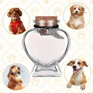Pendentif aile inclus avec la bouteille souvenir en verre