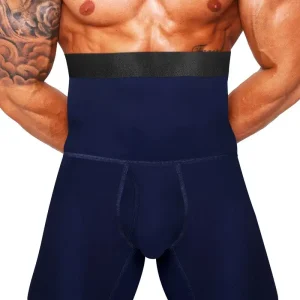 Boxer Invisible Sculptant Homme Taille Haute - Affine la Silhouette & Maintien Ferme du Ventre