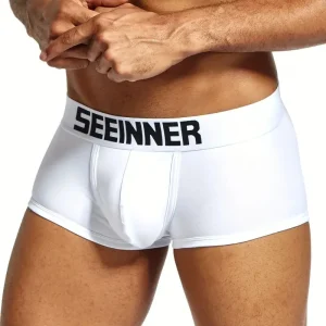 Boxer sexy homme – Sous-vêtement moulant SEEINNER confortable et séduisant